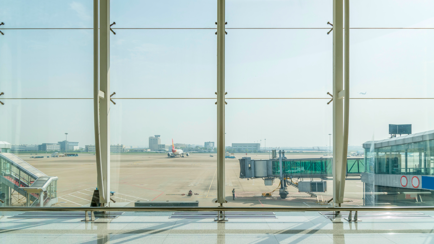 airport view on cctv